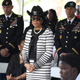 Rep. Frederica Wilson (D-Fla.) attends the burial service for U.S. Army Sgt. La David Johnson at the Memorial Gardens East cemetery on Oct. 21, 2017, in Hollywood, Fla. (Joe Raedle/Getty Images)